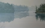 Mist and Reflections  13x21"